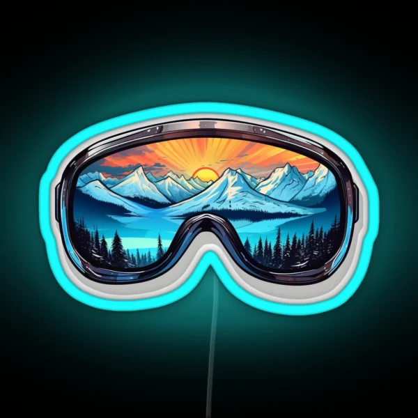 Winter Goggles Led RGB Neon Sign