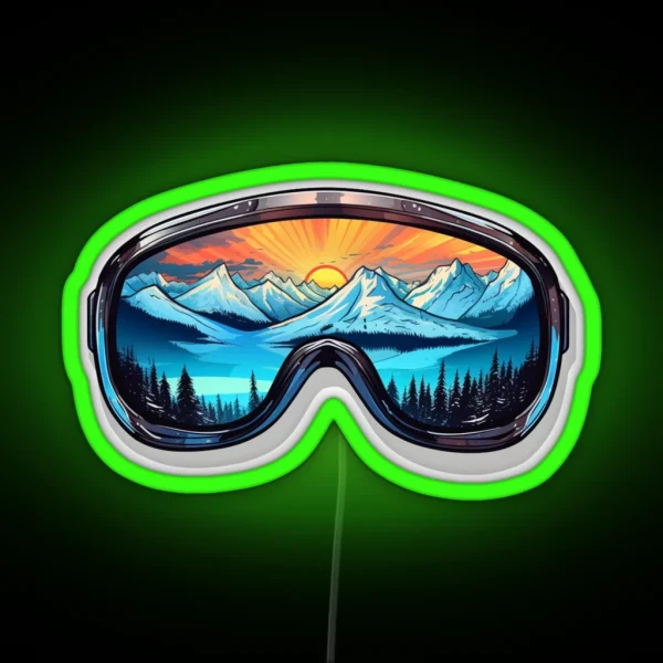 Winter Goggles Led RGB Neon Sign