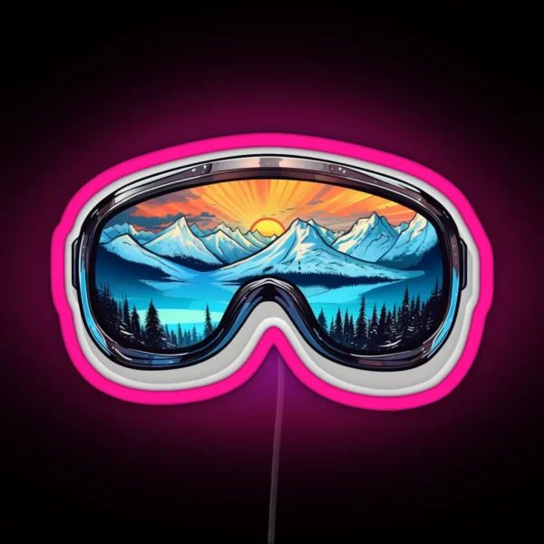Winter Goggles Led RGB Neon Sign