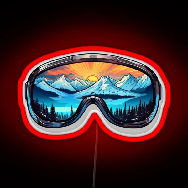 Winter Goggles Led RGB Neon Sign