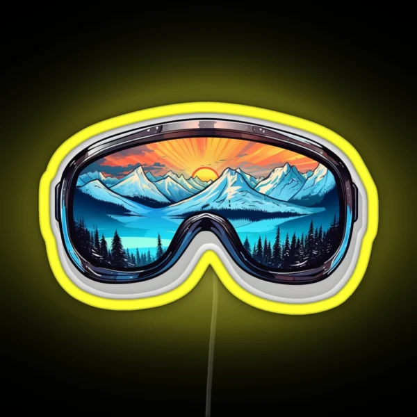 Winter Goggles Led RGB Neon Sign