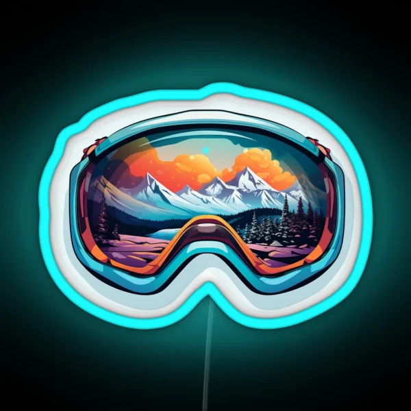 Winter Season Goggles Led RGB Neon Sign