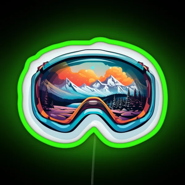 Winter Season Goggles Led RGB Neon Sign