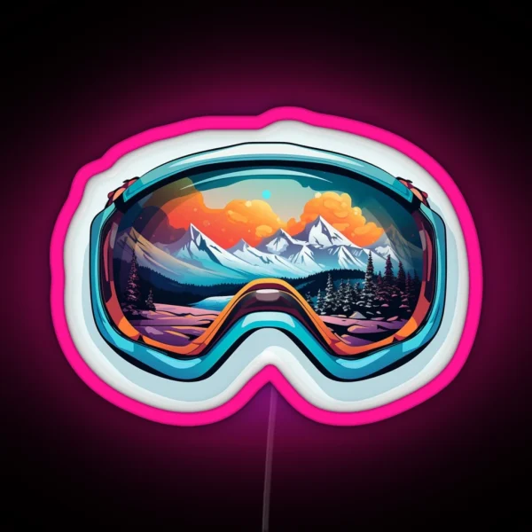 Winter Season Goggles Led RGB Neon Sign