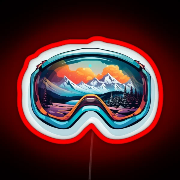 Winter Season Goggles Led RGB Neon Sign