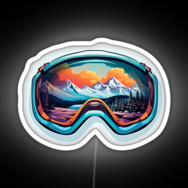 Winter Season Goggles Led RGB Neon Sign