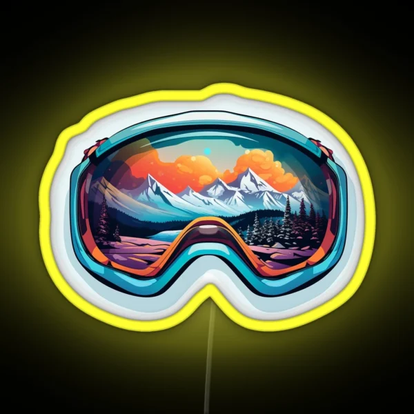 Winter Season Goggles Led RGB Neon Sign