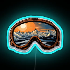 Winter Ski Goggles Led RGB Neon Sign