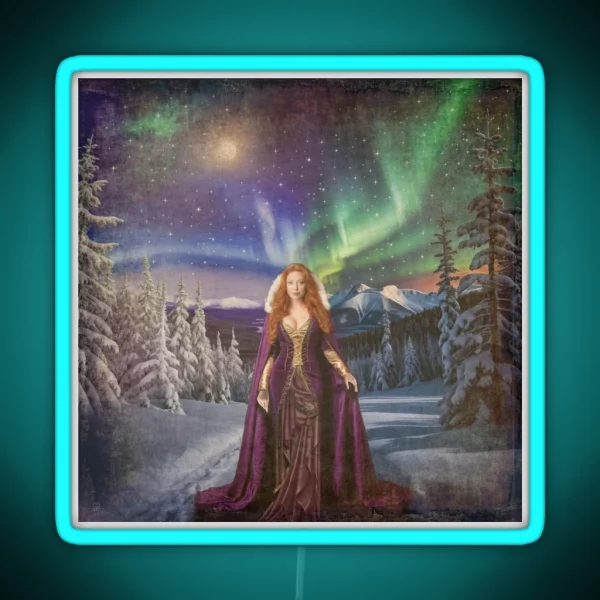 Winter Wonderland Witch RGB Neon Sign