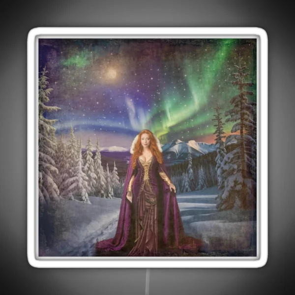 Winter Wonderland Witch RGB Neon Sign