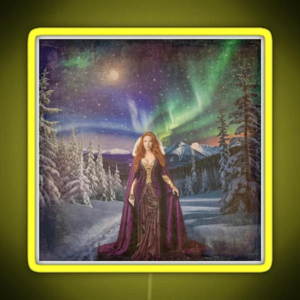 Winter Wonderland Witch RGB Neon Sign