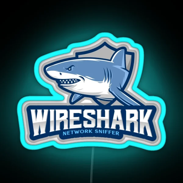 Wireshark Network Sniffer RGB Neon Sign