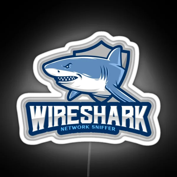 Wireshark Network Sniffer RGB Neon Sign