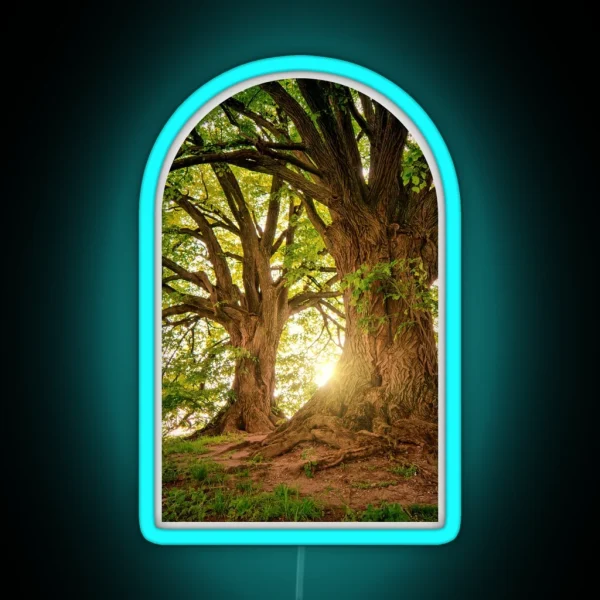 Wise Mystical Tree RGB Neon Sign