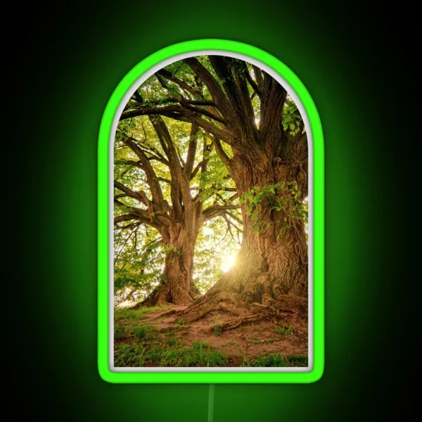 Wise Mystical Tree RGB Neon Sign