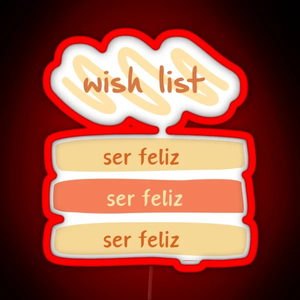 Wish List Morning Ritual High Vibrations RGB Neon Sign