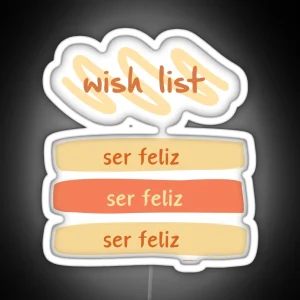 Wish List Morning Ritual High Vibrations RGB Neon Sign