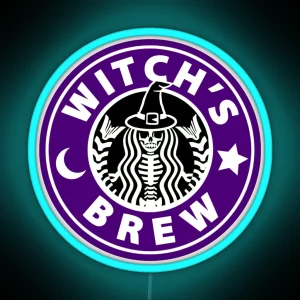 Witch S Brew Purple RGB Neon Sign