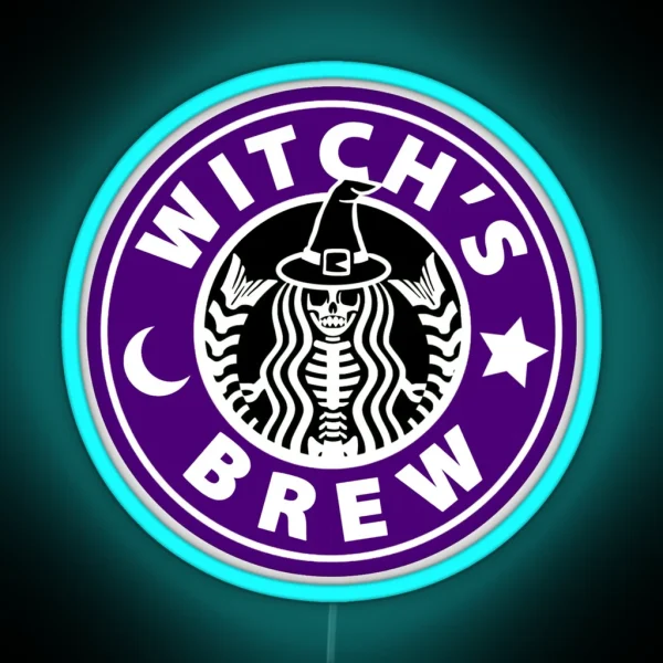 Witch S Brew Purple RGB Neon Sign