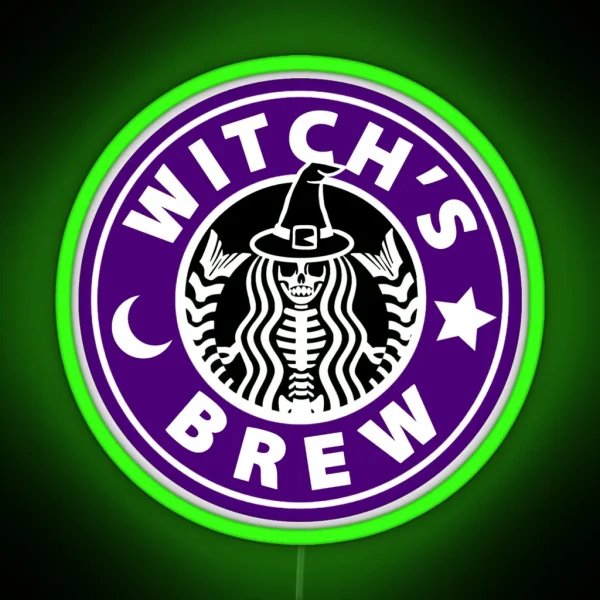 Witch S Brew Purple RGB Neon Sign