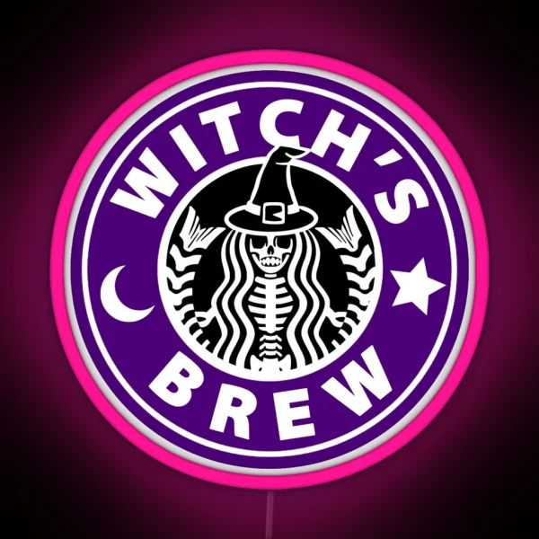 Witch S Brew Purple RGB Neon Sign