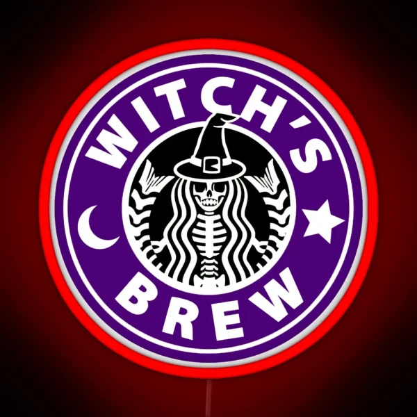 Witch S Brew Purple RGB Neon Sign
