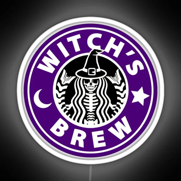 Witch S Brew Purple RGB Neon Sign