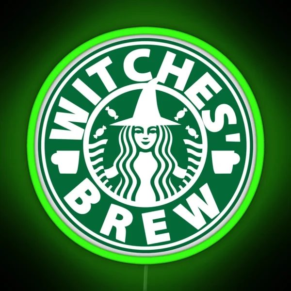 WITCHES BREW BLACK RGB Neon Sign