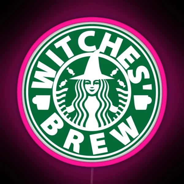 WITCHES BREW BLACK RGB Neon Sign