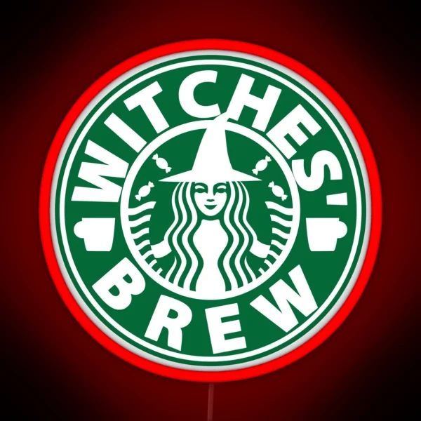 WITCHES BREW BLACK RGB Neon Sign