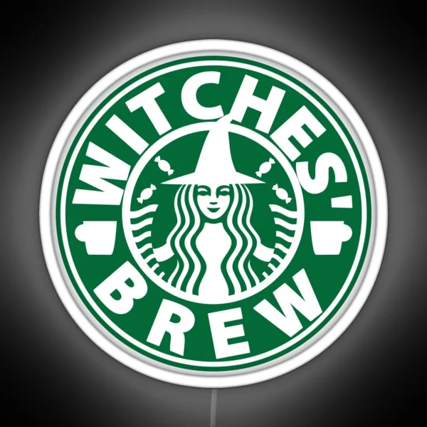 WITCHES BREW BLACK RGB Neon Sign