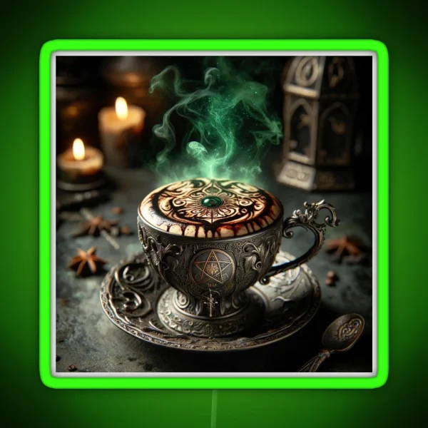 Witches Brew Capuchino RGB Neon Sign