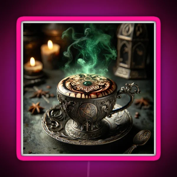 Witches Brew Capuchino RGB Neon Sign