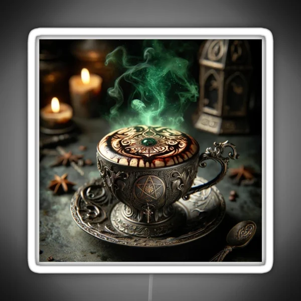 Witches Brew Capuchino RGB Neon Sign