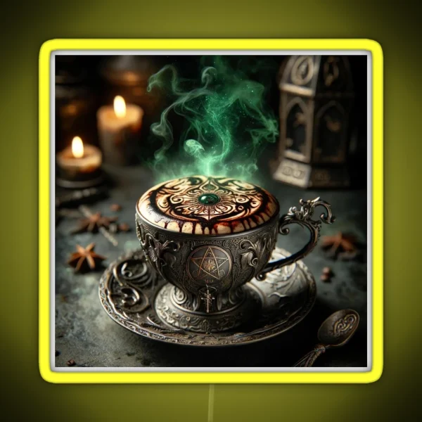 Witches Brew Capuchino RGB Neon Sign