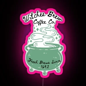 Witches Brew Coffee Co RGB Neon Sign