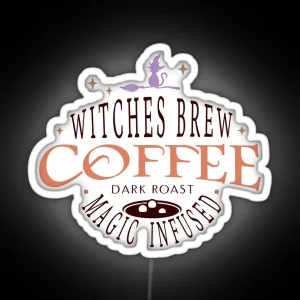 Witches Brew Coffee Led Brew Coffee Decor RGB Neon Sign