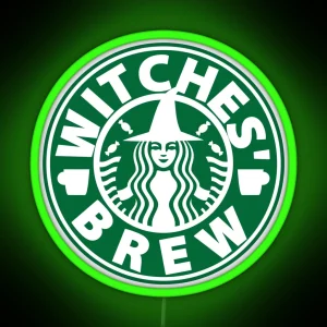 WITCHES BREW GREEN RGB Neon Sign