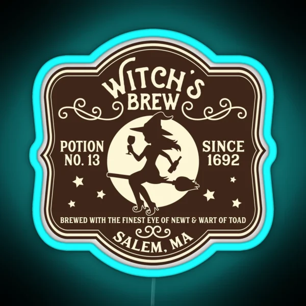 Witches Brew Led RGB Neon Sign