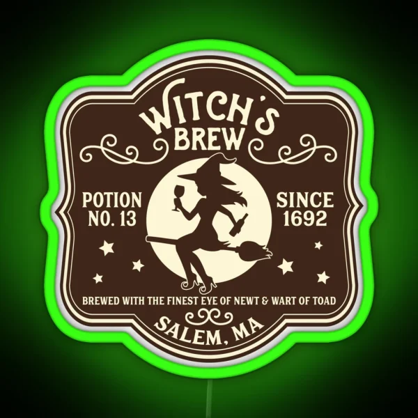 Witches Brew Led RGB Neon Sign