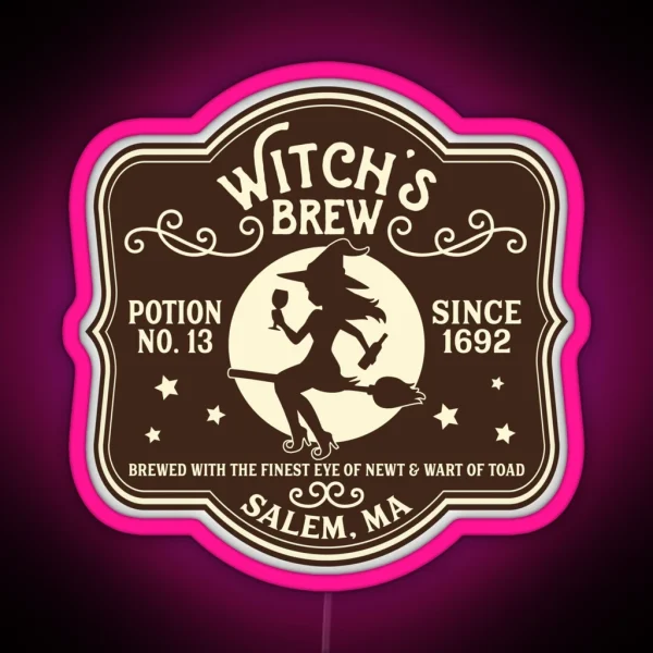Witches Brew Led RGB Neon Sign
