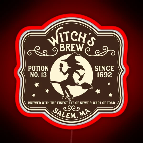 Witches Brew Led RGB Neon Sign