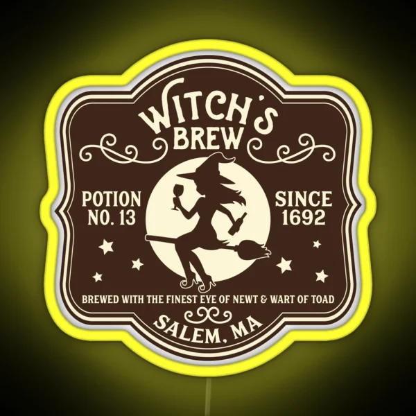 Witches Brew Led RGB Neon Sign