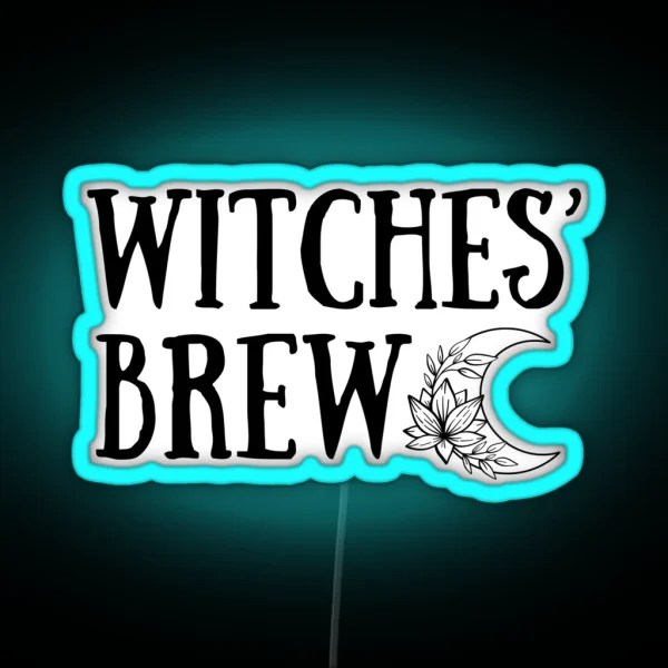 Witches Brew Mug RGB Neon Sign