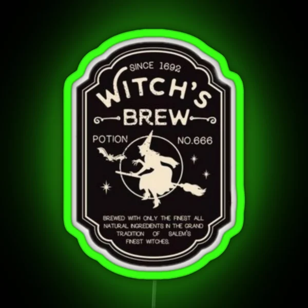 Witches Brew RGB Neon Sign