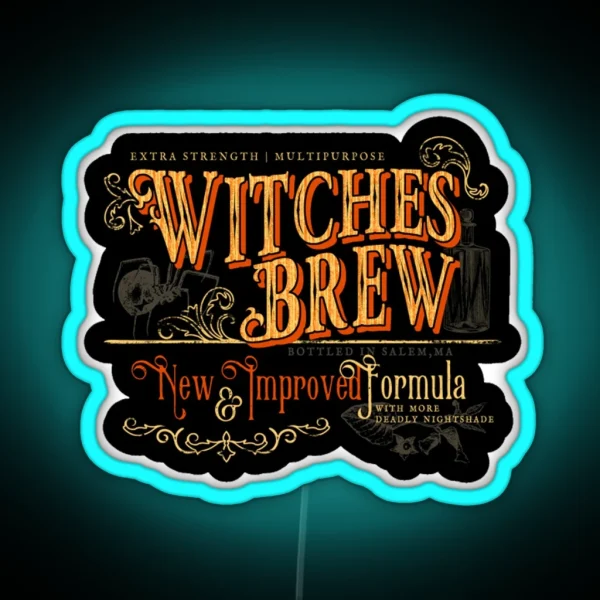 Witches Brew RGB Neon Sign