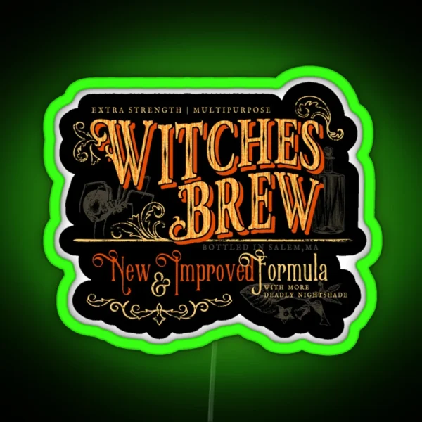 Witches Brew RGB Neon Sign