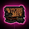 Witch's Brew Neon Sign in Pink Hue