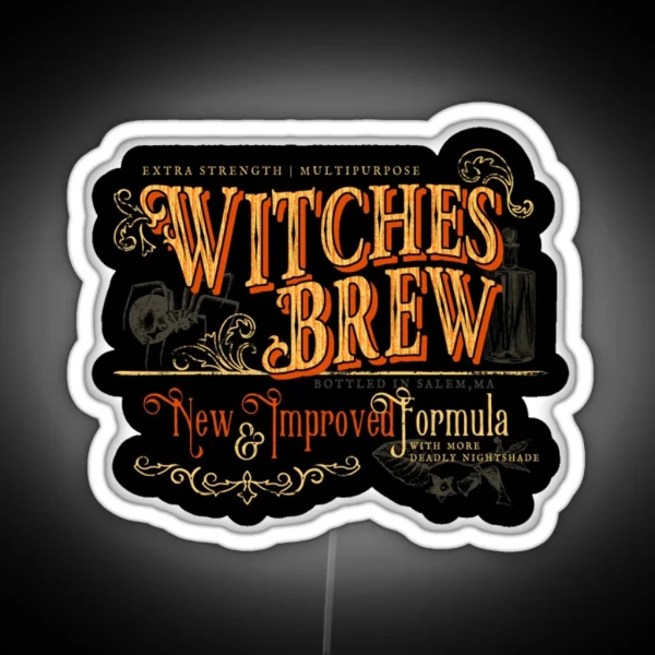 Witches Brew RGB Neon Sign