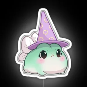Witchy Fairy Frog RGB Neon Sign